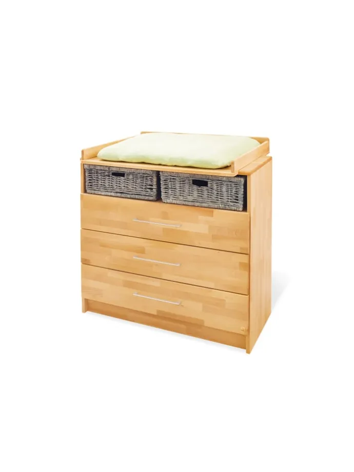 Jugendzimmer-Set Natura breit groß mit Hochbett, 3-tlg.