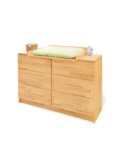 Jugendzimmer-Set Natura extrabreit groß mit Hochbett, 3-tlg.