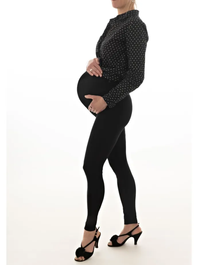 Julia Umstandsleggings Doppelpack Dunkelgrau/ Schwarz