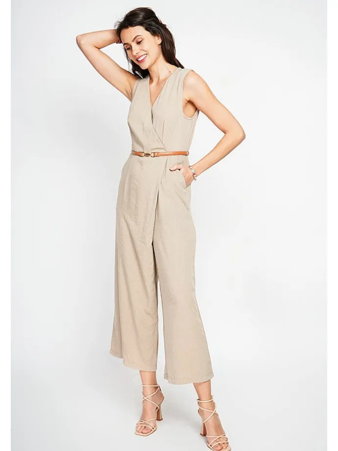 Jumpsuit in Beige