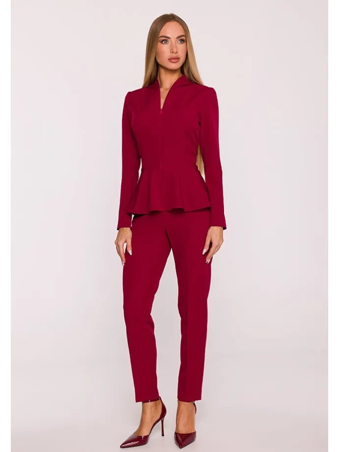Jumpsuit in Bordeaux