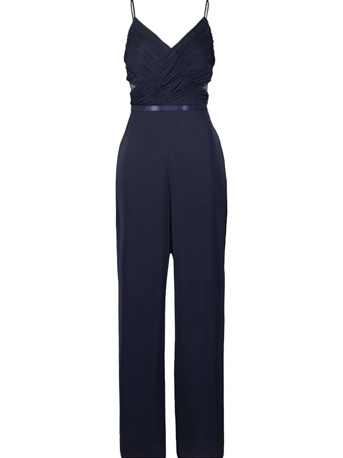 Jumpsuit in Dunkelblau