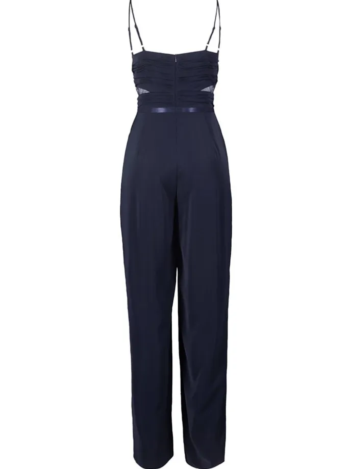 Jumpsuit in Dunkelblau