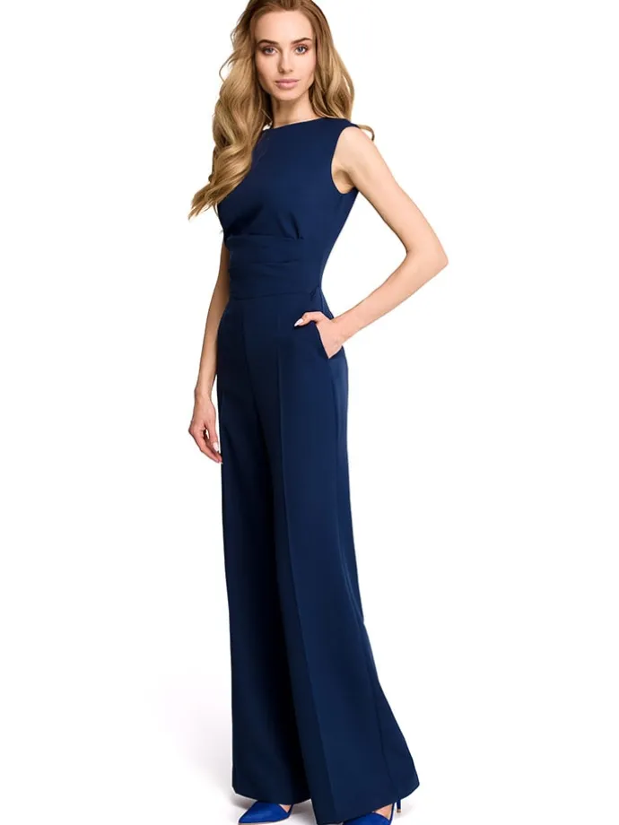 Jumpsuit in Dunkelblau