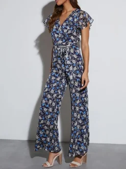 Jumpsuit in Dunkelblau