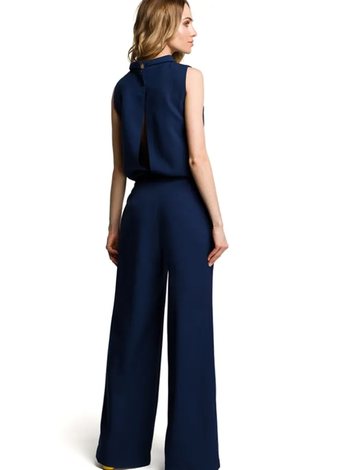 Jumpsuit in Dunkelblau