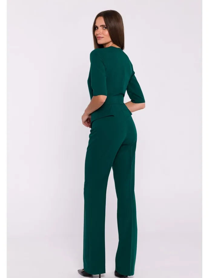 Jumpsuit in Dunkelgrün