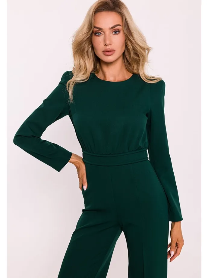 Jumpsuit in Dunkelgrün