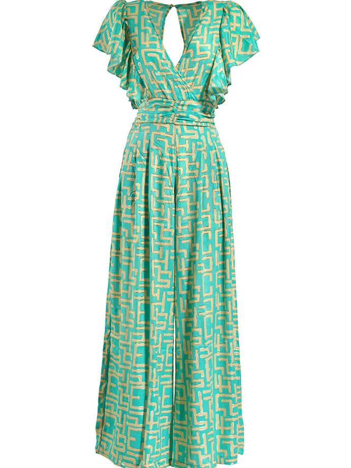Jumpsuit in Grün