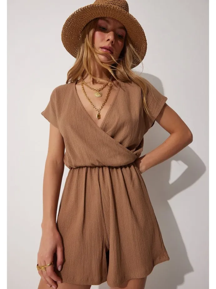 Jumpsuit in Helbraun