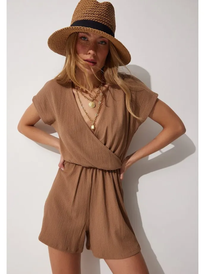 Jumpsuit in Helbraun