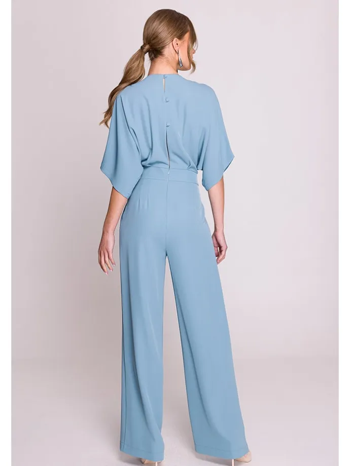 Jumpsuit in Hellblau