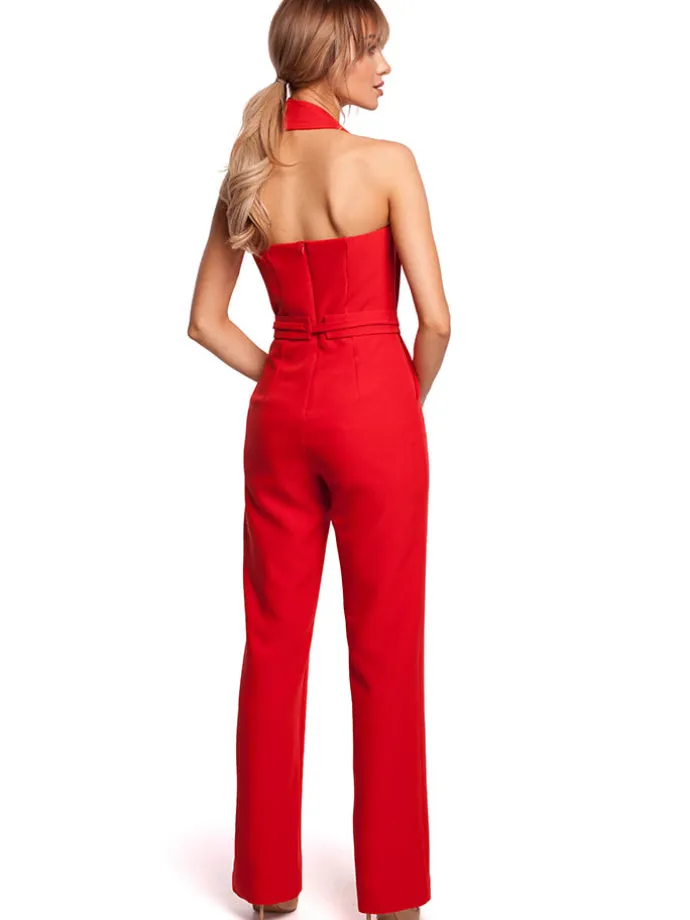 Jumpsuit in Rot