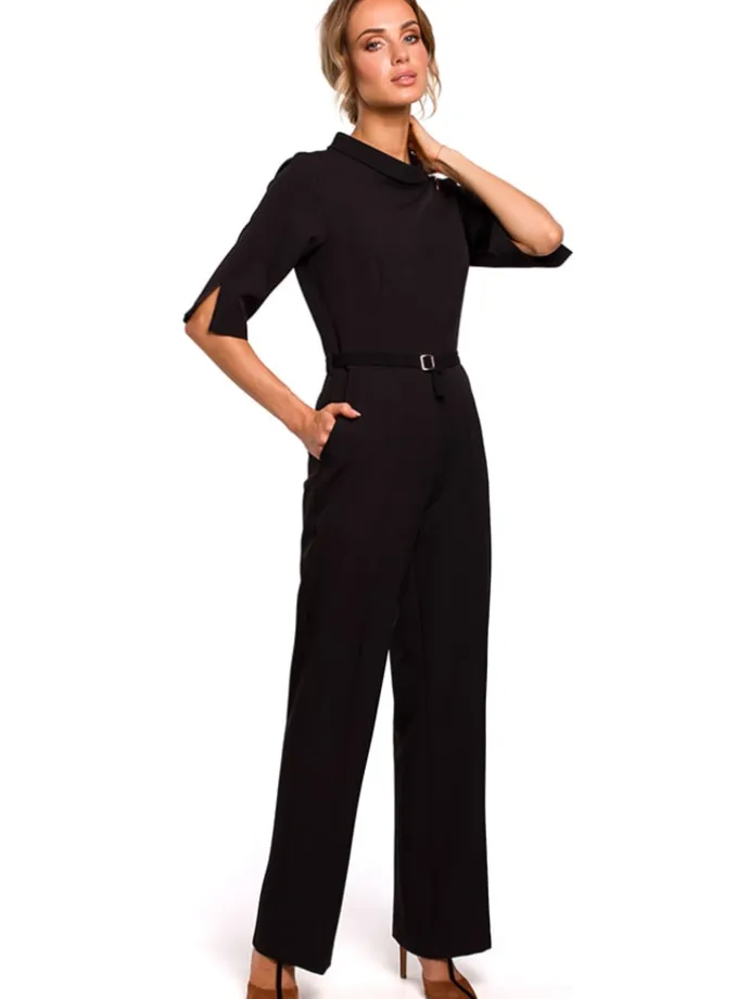 Jumpsuit in Schwarz