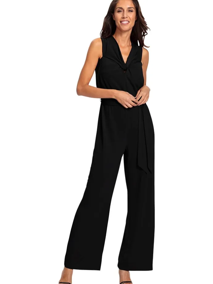 Jumpsuit in Schwarz