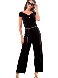 Jumpsuit in Schwarz