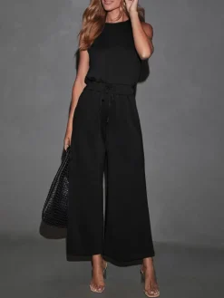 Jumpsuit in Schwarz