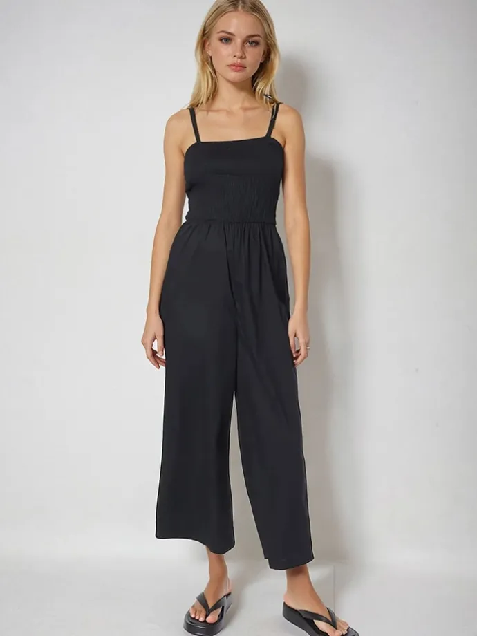 Jumpsuit in Schwarz
