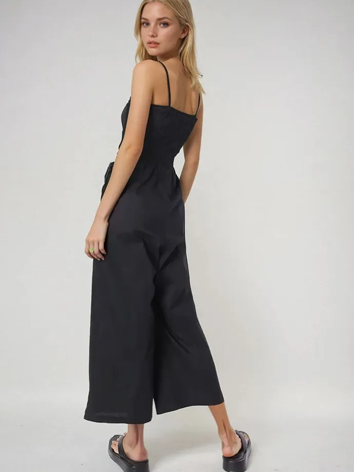 Jumpsuit in Schwarz