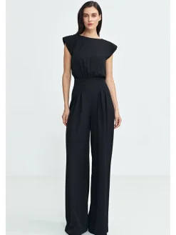 Jumpsuit in Schwarz