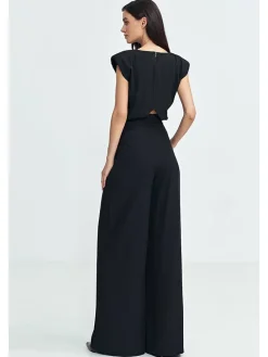 Jumpsuit in Schwarz