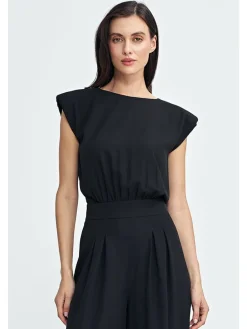 Jumpsuit in Schwarz