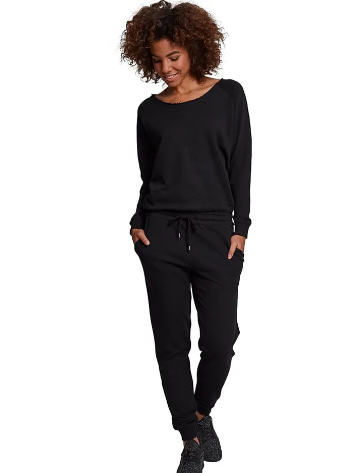 Jumpsuit in Schwarz