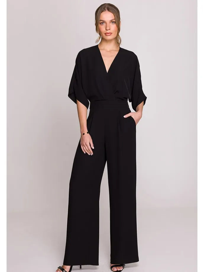 Jumpsuit in Schwarz