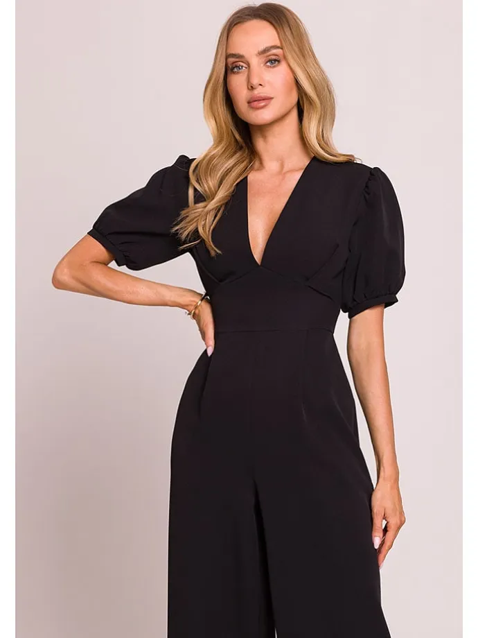 Jumpsuit in Schwarz