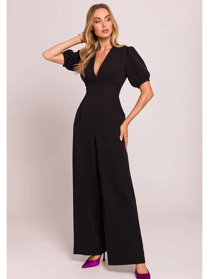 Jumpsuit in Schwarz