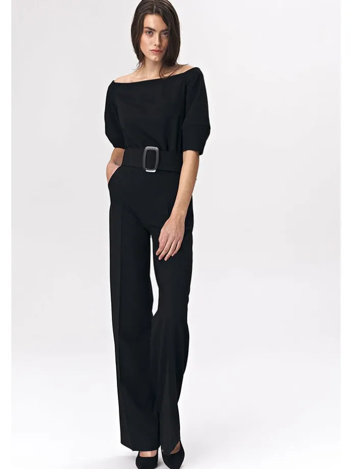 Jumpsuit in Schwarz