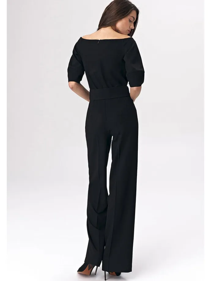 Jumpsuit in Schwarz