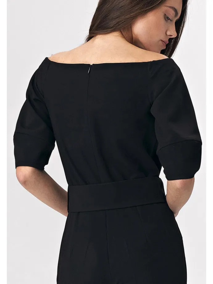 Jumpsuit in Schwarz