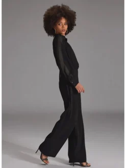 Jumpsuit in Schwarz