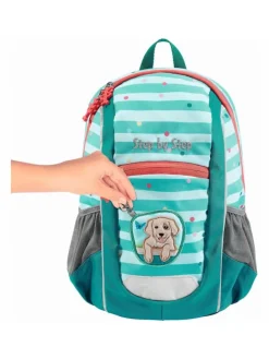 Junior KIGA MAXI Rucksack-Set Dog Lucky 2-tlg. in blau