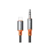 Kabel Lightning auf 3.5mm Audiokabel AUX Miniklinke, 1.8m (schwarz)