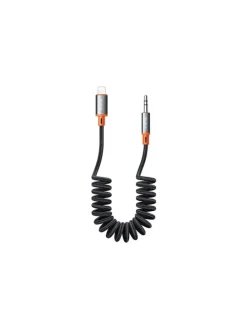 Kabel Lightning auf 3.5mm Audiokabel AUX Miniklinke, 1.8m (schwarz)