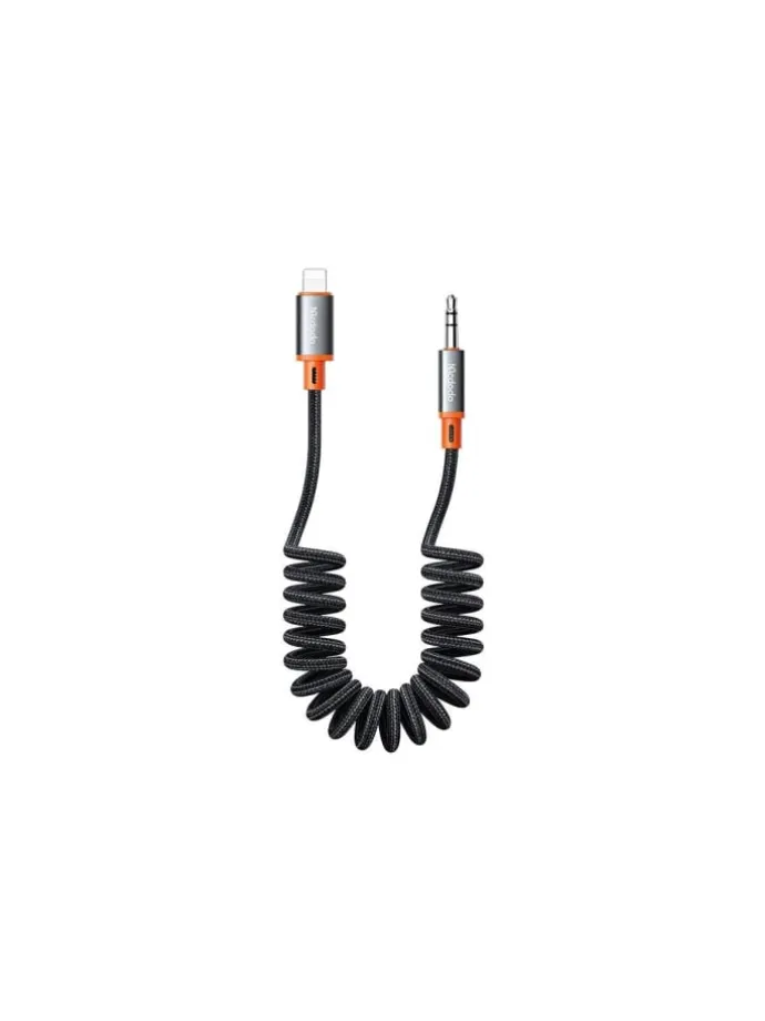 Kabel Lightning auf 3.5mm Audiokabel AUX Miniklinke, 1.8m (schwarz)