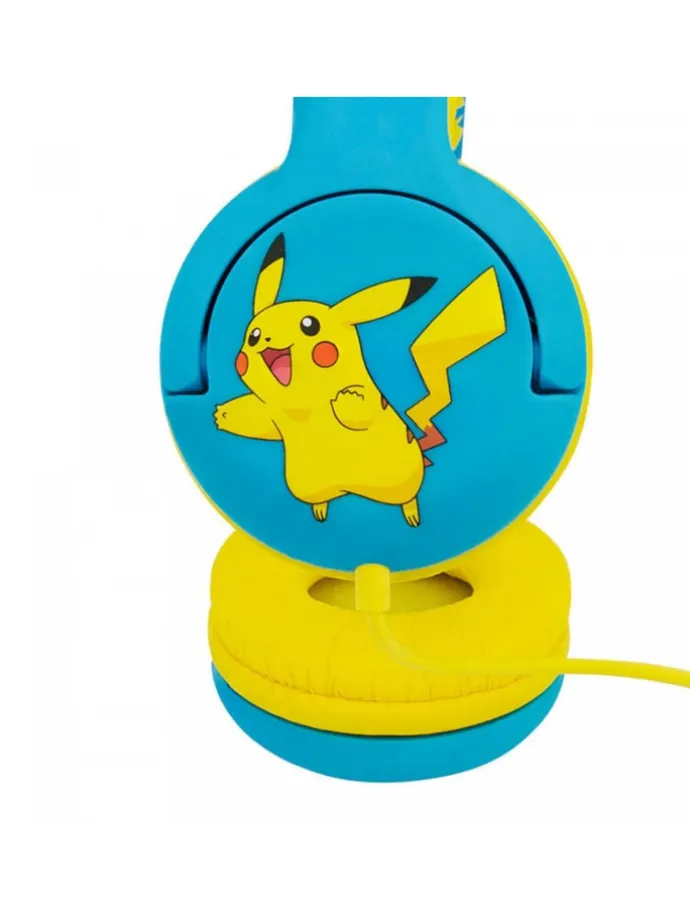 Kabelgebundene Kopfhörer für Kinder OTL Pokemon Pikachu in Blau-Gelb