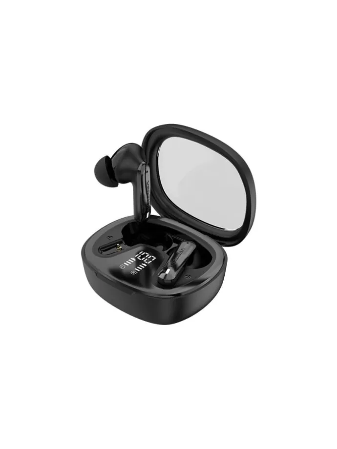 Kabellose Ohrhörer Kopfhörer 320 mAh Bluetooth 5.3 In-Ear Kopfhörer Schwarz