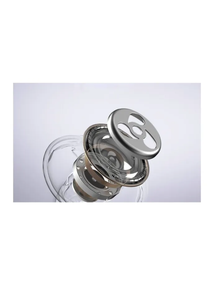 Kabellose Ohrhörer Kopfhörer 320 mAh Bluetooth 5.3 In-Ear Kopfhörer Beige
