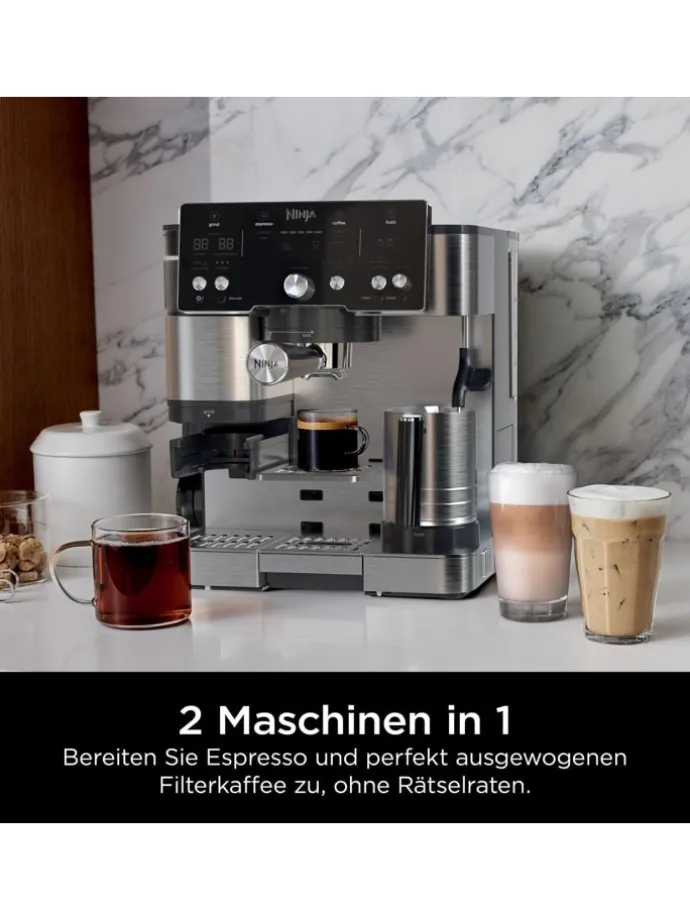 Kaffeevollautomat Luxe Café Essential ES501EU in silber
