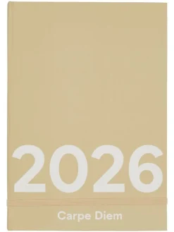 Kalender "2026" in Beige - (L)21 x (B)14,8 cm