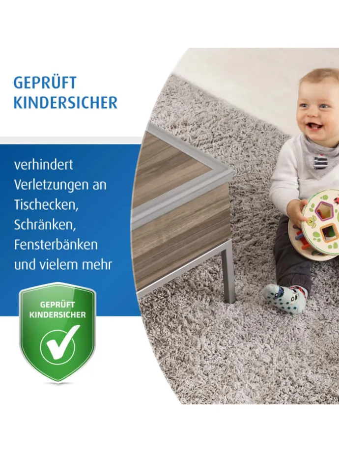 Kantenschutz soft grau in Grau ab 0 Monate