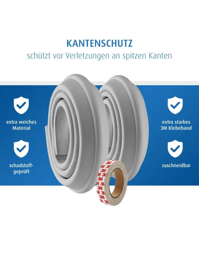 Kantenschutz soft grau in Grau ab 0 Monate