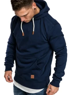 Kapuzenpullover ERIC in Navyblau