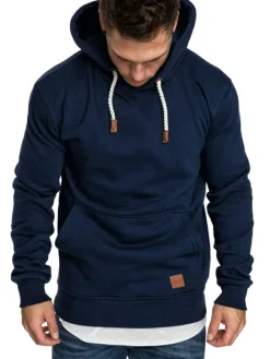 Kapuzenpullover ERIC in Navyblau