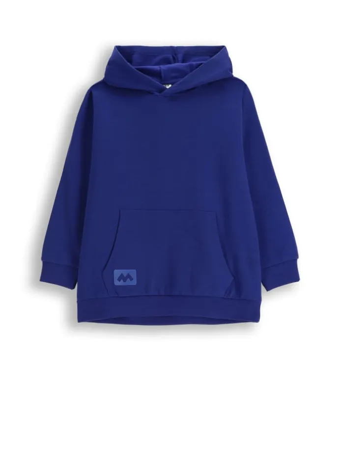 Kapuzenpullover in blau