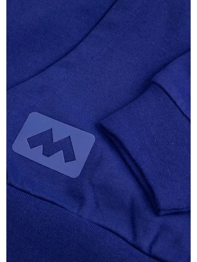 Kapuzenpullover in blau