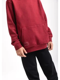 Kapuzenpullover in rot